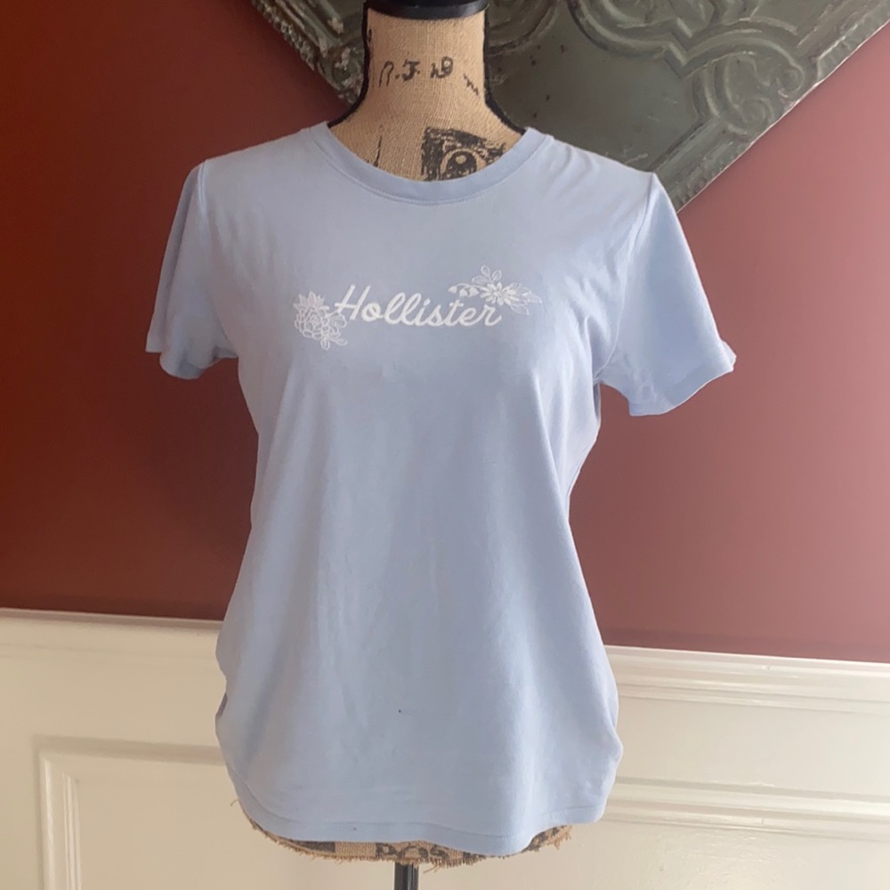 Light Blue Hollister T-Shirt (Girls)